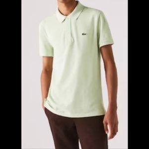 Lacoste Classic Cotton Petit Piqué Men's Short Sleeve Polo Shirt Size 4 (EUC)